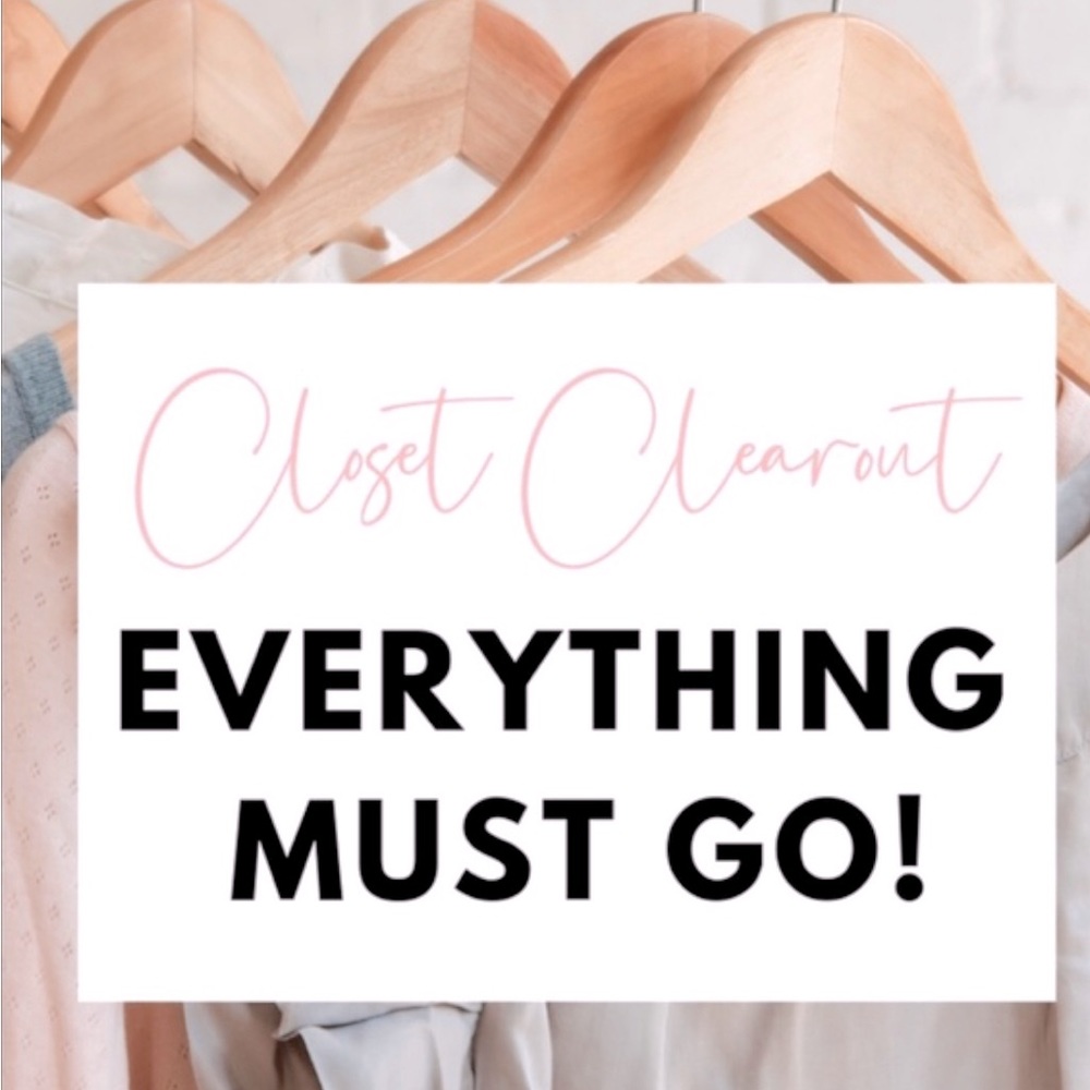 MASSIVE CLOSET CLEAR OUT!!!